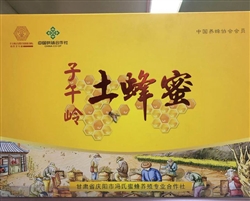 甘肅省慶陽市寧縣馮氏土蜂蜜黃顏色禮盒